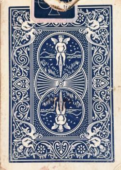 Bicycle Rider Back - 1978 by The US Playing Card Co – tuck box back
