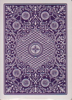 Euchre Blue [Bicycle] 1989 by USPCC – tuck box back
