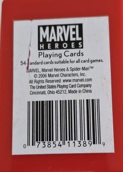 Marvel Heroes Spider-Man by USPCC – tuck box back