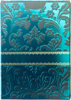 Damask Blue back