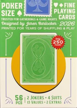 Desert Design V2 - Paddle Back by Cactus Playing Cards – tuck box back