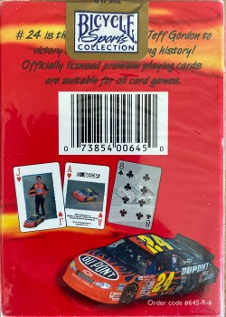 Jeff Gordon by Bicycle – tuck box back