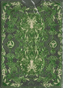The Green Man (Spring) by Jocu Playing Cards – tuck box back