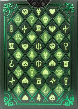 Disney Villains Inspired Green [Bicycle] by Disney – tuck box back