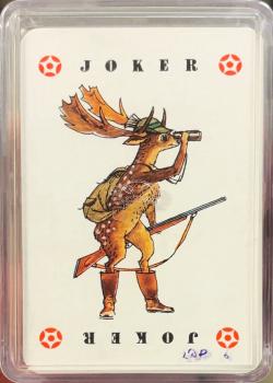Jagdkarte – tuck box back