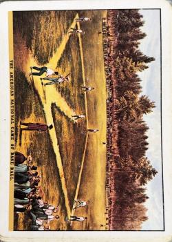 The American National Game of Baseball - White Border Thumbnail