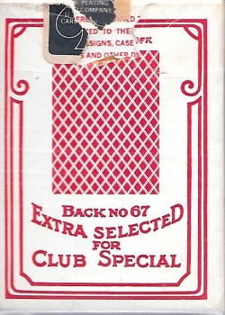 Bee Club Special Standard Red by USPCC – tuck box back