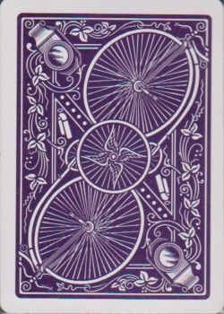 Solitaire Blue [Bicycle] 1991 by USPCC – tuck box back