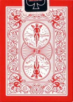 Reversed Back Red [Bicycle] by Magic Makers Inc. – tuck box back