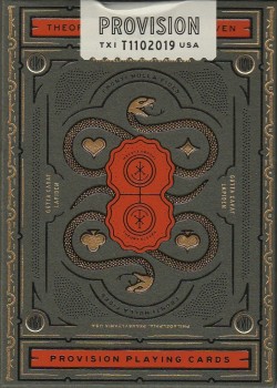 Provision Brand Playing Cards back