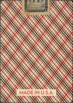 Vintage Plaid Red V2 by Dan & Dave – tuck box back