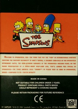 The Simpsons by 20th Century Fox – tuck box back