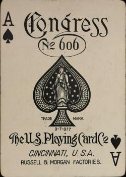 Congress 606 "Moonlight" by USPCC – tuck box back