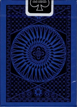 Tally-Ho (Metalluxe Blue) by USPCC – tuck box back