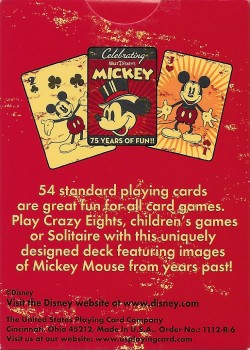 Celebrating Mickey by USPCC – tuck box back