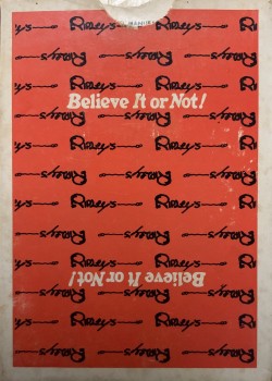 Ripley's Believe It Or Not! by Stancraft Products – tuck box back