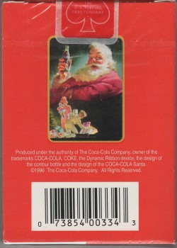Coca-Cola Santa With Gifts by Coca-Cola – tuck box back