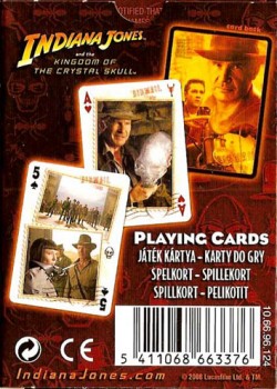 Indiana Jones And The Kingdom Of The Crystal Skull by Cartamundi – tuck box back