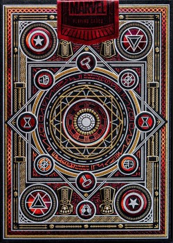 Avengers Infinity Saga (Red) by Theory 11 – tuck box back
