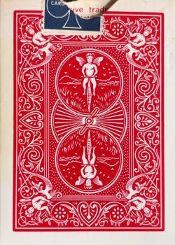 Bicycle Rider Back Red - 1978 by The US Playing Card Co – tuck box back