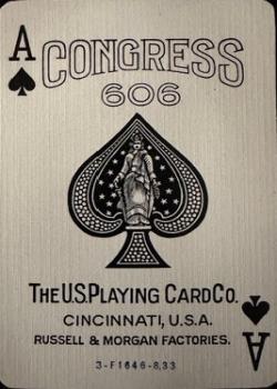 Congress 606 "Diadem" by USPCC – tuck box back