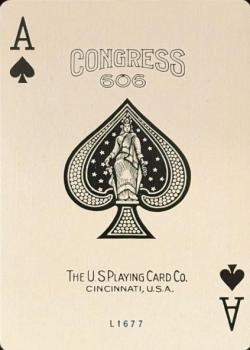 Congress 606 "Marie" by USPCC – tuck box back
