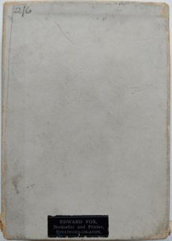 'Shakespeare' Playing Cards by C. W. Faulkner & Co – tuck box back