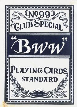 BWW No. 99 Blue - Deck Front