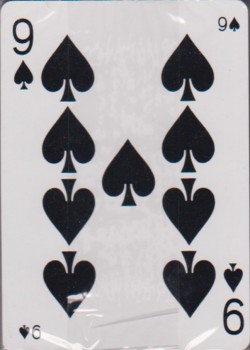 Pinochle [Bicycle] 1990 by USPCC – tuck box back