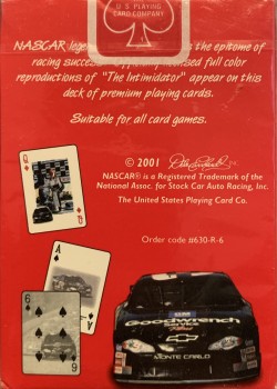Nascar Dale Earnhardt by Bicycle – tuck box back