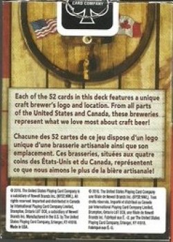 Celebrating 52 Craft Brewers [Bicycle] by USPCC – tuck box back