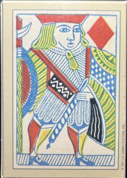 Highlanders 1864 Poker Cards Replica, missing website notation – tuck box back