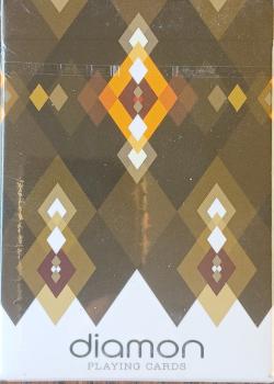 Diamon N.27  (Dark Roast) Red Gilded - Deck Front