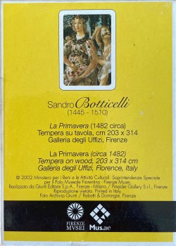 Sandro Botticelli by Sandro Botticelli – tuck box back