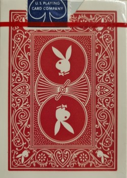 Playboy Red [Bicycle] by USPCC – tuck box back