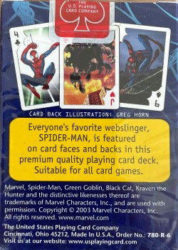 Spider-Man by USPCC – tuck box back