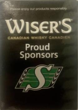 Wiser’s Canadian Whisky Saskatchewan Roughriders Front Thumbnail Image