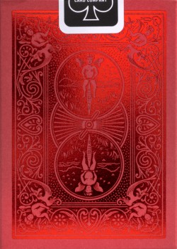 Metalluxe Red [Bicycle] by Bicycle – tuck box back