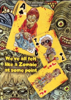 Everyday Zombies [Bicycle] by USPCC – tuck box back