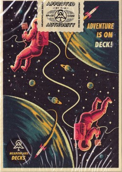 Space Suits - Interstellar by Meadowlark Playing Cards – tuck box back