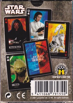 Star Wars Heroes & Villains by Cartamundi – tuck box back