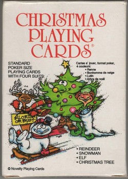 Christmas Playing Cards by Novelty Playing Cards – tuck box back