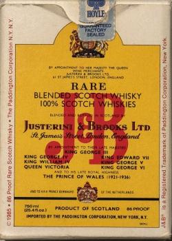 J & B Rare Scotch by J & B Rare Scotch – tuck box back