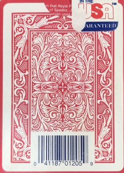 Maverick Red, With Upc And Usa Seal by Hoyle Products – tuck box back