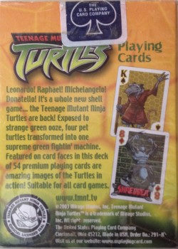 Teenage Mutant Ninja Turtles by Mirage Studios – tuck box back