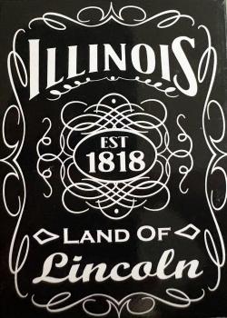 Illinois Land of Lincoln - Deck Front