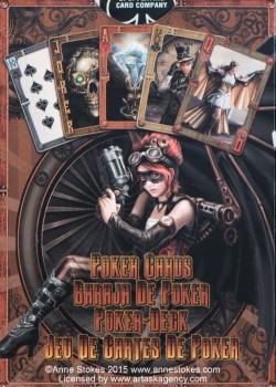 Anne Stokes Steampunk [Bicycle] by USPCC – tuck box back