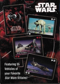Star Wars Vehicles Of Villains by Cartamundi – tuck box back