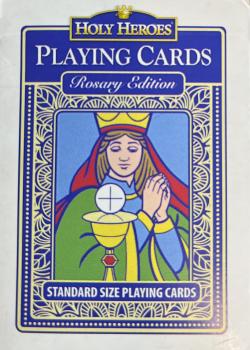 Holy Heroes Rosary Edition [Blue] - Deck Front