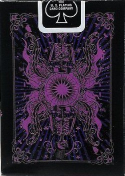 Karnival Midnight Deep Purple [Bicycle] by Big Blind Media – tuck box back